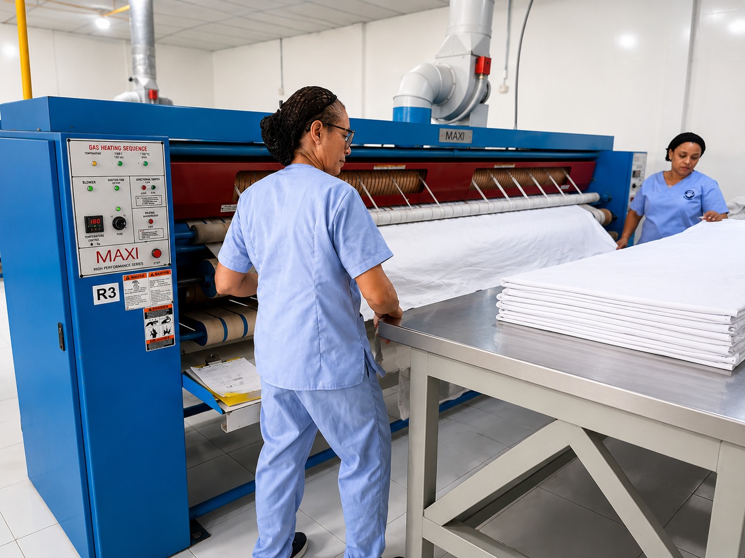 Servicio de lavanderia con entrega organizada